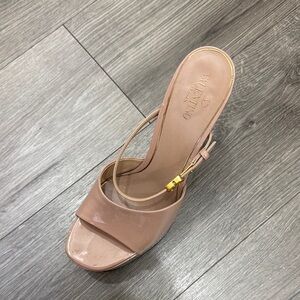 SINGLE Valentino Women's Blush Slingback Heels